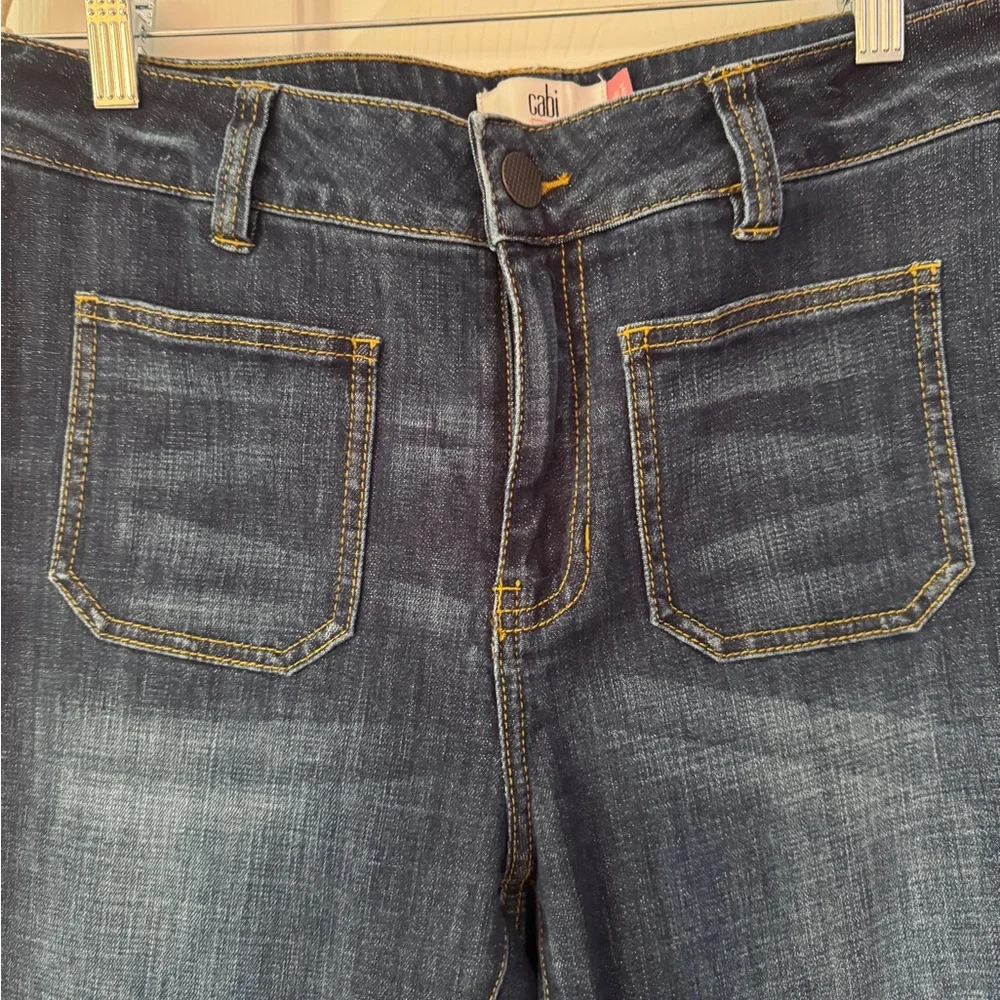 CAbi Dark Blue Flare Jeans - Picture 2 of 4